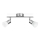 Philips - LED spotlight 2xLED/4,3W/230V matte chrome