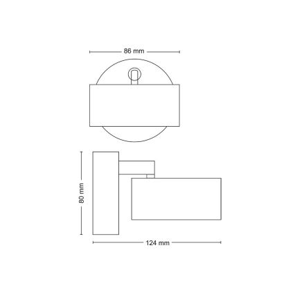 Philips - LED Spotlight LED/5,5W/230V white