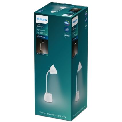 Philips - LED Dimmable touch table lamp HAT LED/4,5W/5V 1800 mAh 3000/4000/5700K CRI 90