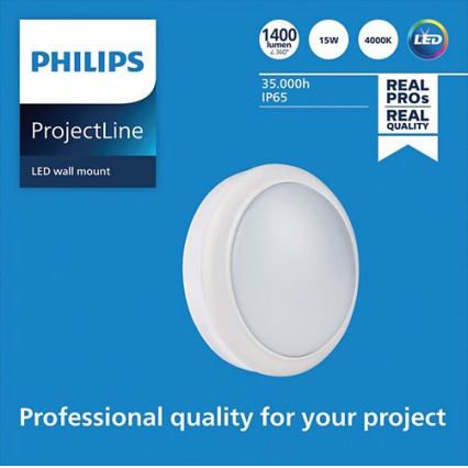 Philips - LED Wall light PROJECTLINE LED/15W/230V IP65