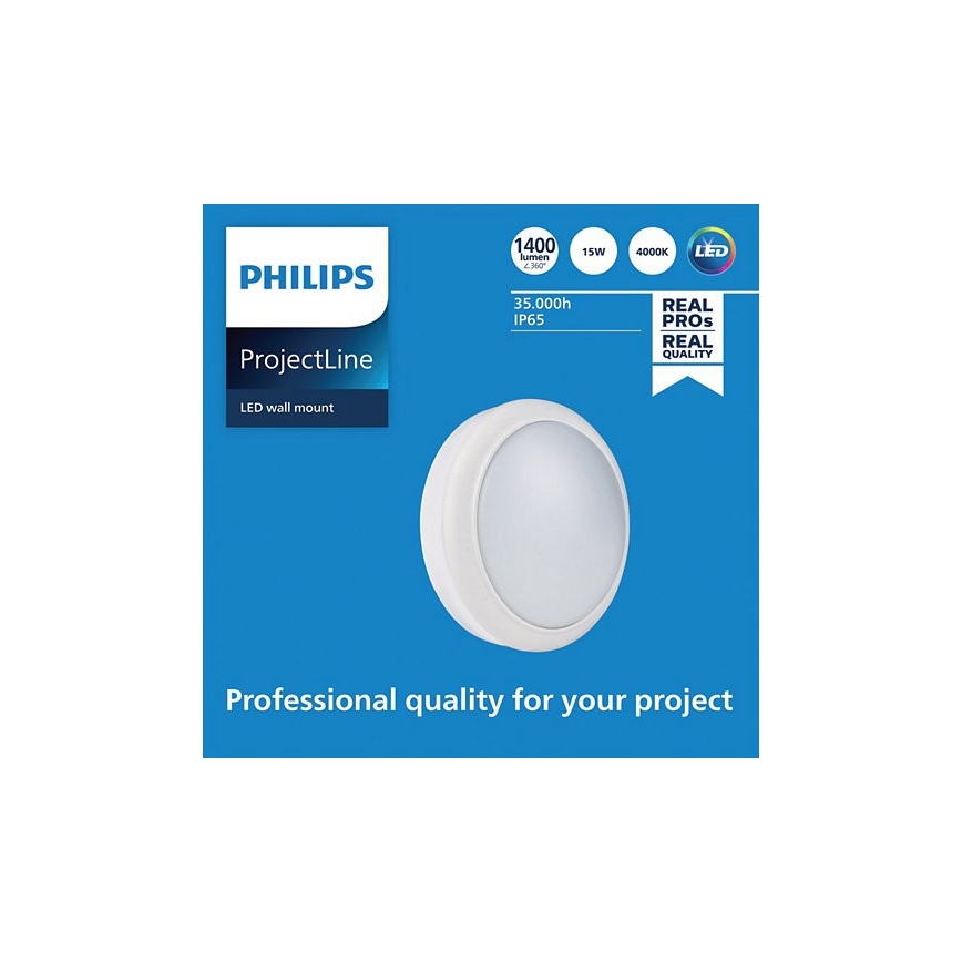 Philips - LED Wall light PROJECTLINE LED/15W/230V IP65