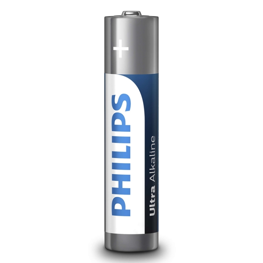 Philips LR03E4B/10 - 4 pcs Alkaline battery AAA ULTRA ALKALINE 1,5V 1250mAh