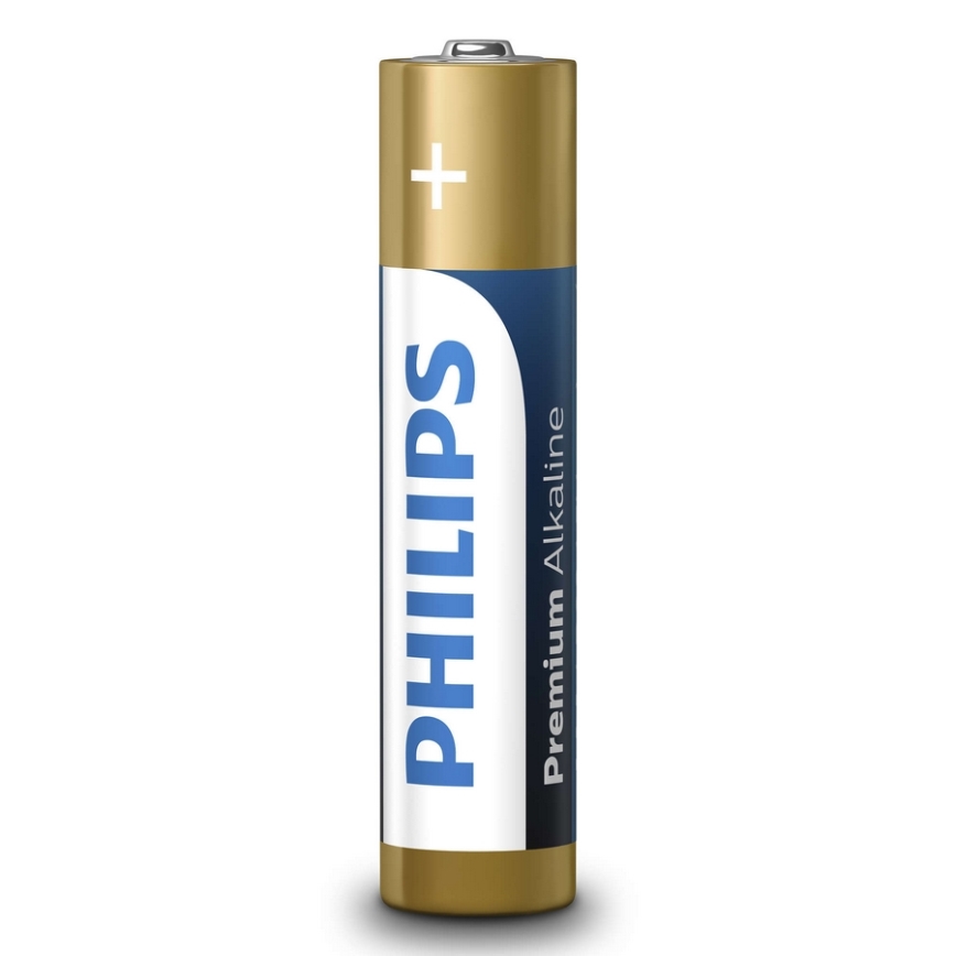 Philips LR03M4B/10 - 4 pcs Alkaline battery  AAA PREMIUM ALKALINE 1,5V 1320mAh