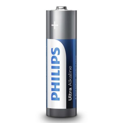 Philips LR6E4B/10 - 4 pcs Alkaline battery AA ULTRA ALKALINE 1,5V 2800mAh