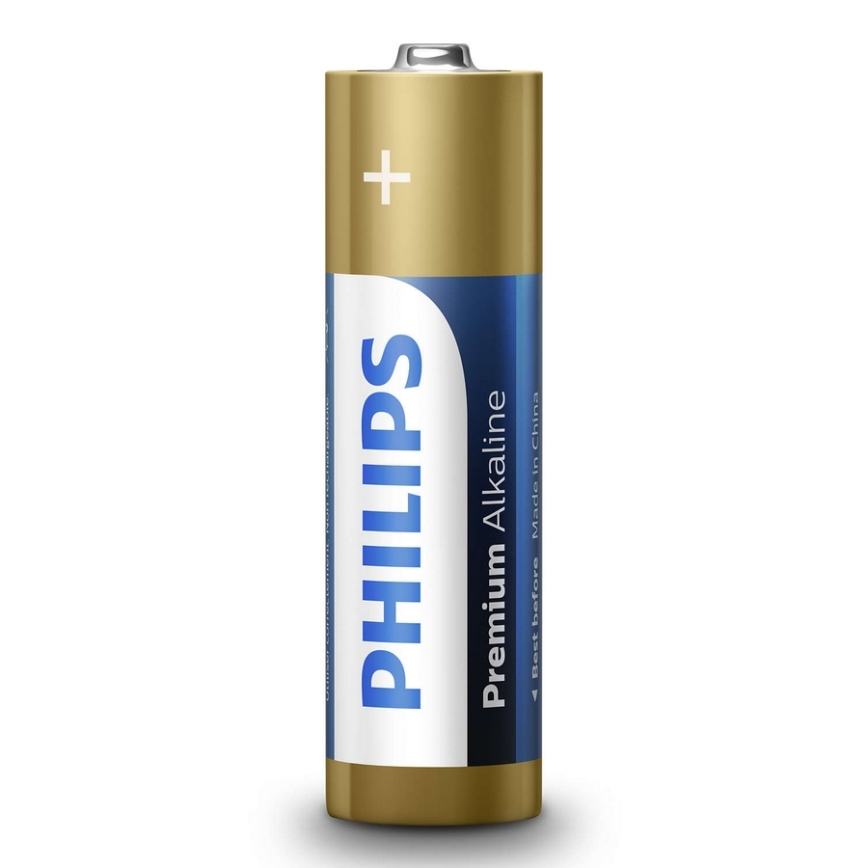 Philips LR6M4B/10 - 4 pcs Alkaline battery AA PREMIUM ALKALINE 1,5V 3200mAh