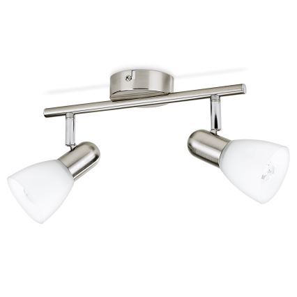 Philips Massive - Spotlight 2xE14/40W matte chrome