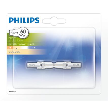Philips Massive - Halogen bulb R7S/48W/230V 78 mm 2900K