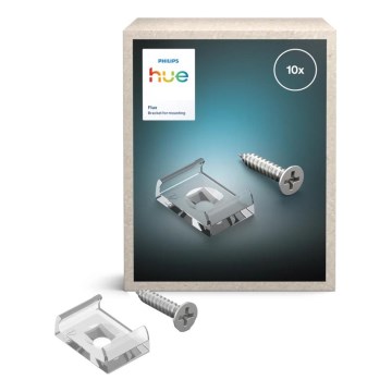 Philips - Mounting bracket for FLUX LED strip, 10 pcs