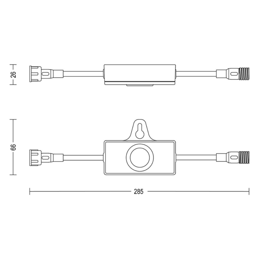 Philips - Outdoor dusk sensor with a timer GARDENLINK 24V IP67