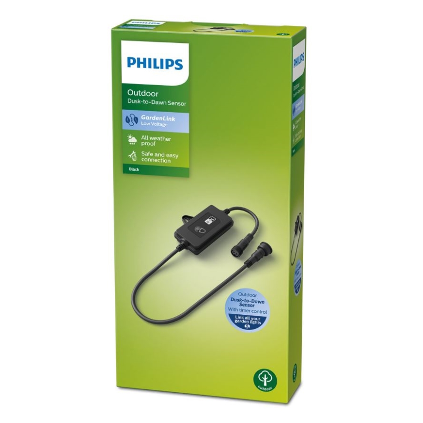 Philips - Outdoor dusk sensor with a timer IP44