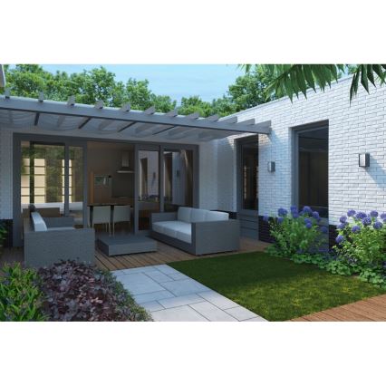 Philips - Outdoor wall light BRIDGE 1xE27/15W/230V IP44