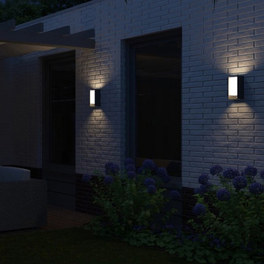 Philips - Outdoor wall light BRIDGE 1xE27/15W/230V IP44