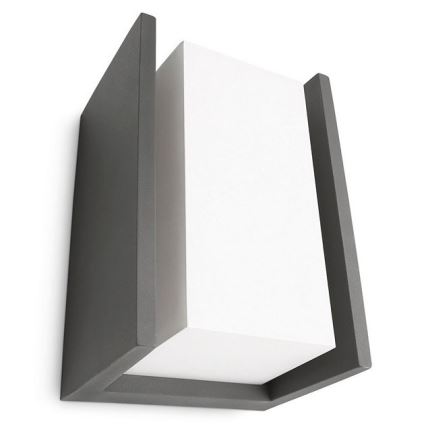 Philips - Outdoor wall light BRIDGE 1xE27/15W/230V IP44