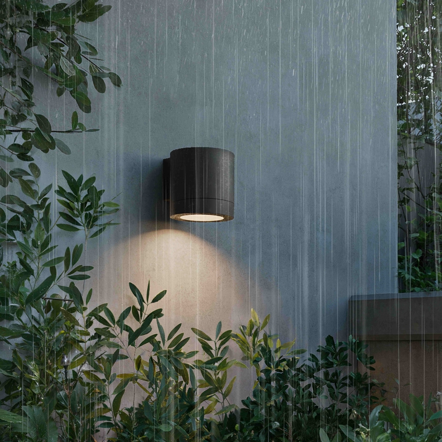 Philips - Outdoor wall light FYLX 1xGU10/5W/230V black IP44