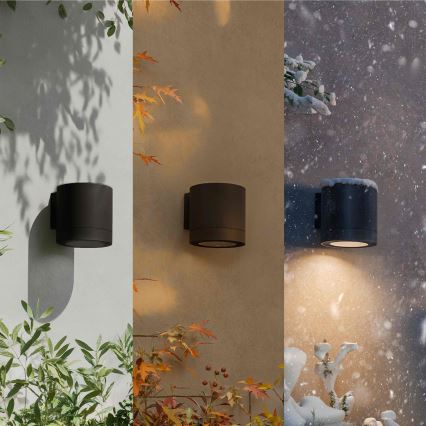 Philips - Outdoor wall light FYLX 1xGU10/5W/230V black IP44