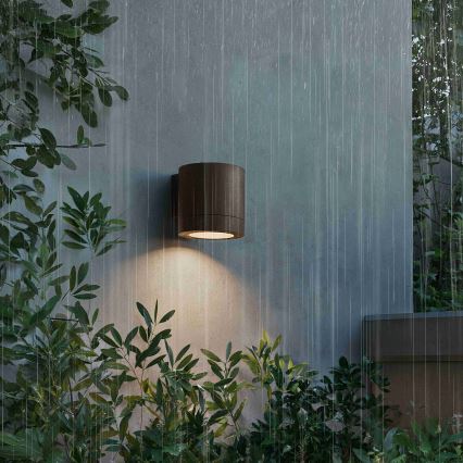 Philips - Outdoor wall light FYLX 1xGU10/5W/230V brown IP44