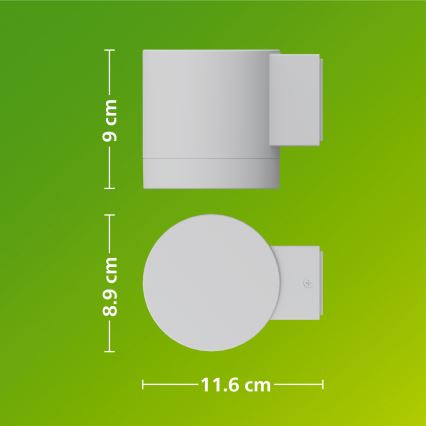 Philips - Outdoor wall light FYLX 1xGU10/5W/230V white IP44
