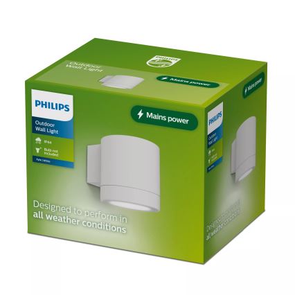 Philips - Outdoor wall light FYLX 1xGU10/5W/230V white IP44