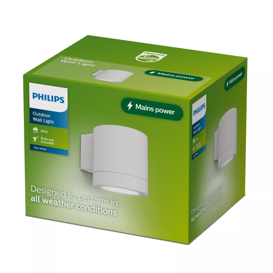 Philips - Outdoor wall light FYLX 1xGU10/5W/230V white IP44