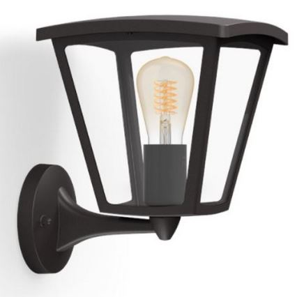 Philips - Dimmable outdoor wall light Hue INARA 1xE27/7W/230V Wi-Fi IP44