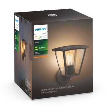 Philips - Dimmable outdoor wall light Hue INARA 1xE27/7W/230V Wi-Fi IP44