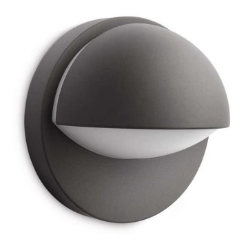 Philips - Outdoor wall light JUNE 1xE27/12W/230V IP44 anthracite