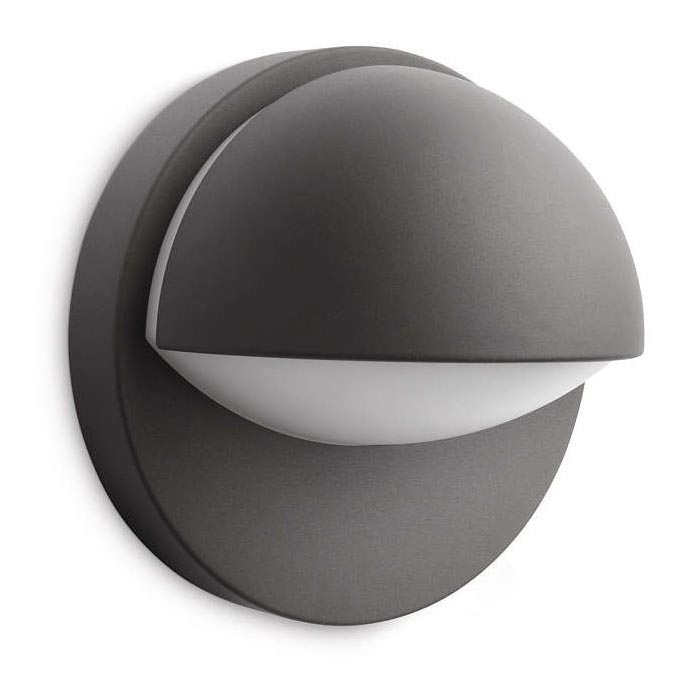 Philips - Outdoor wall light JUNE 1xE27/12W/230V IP44 anthracite