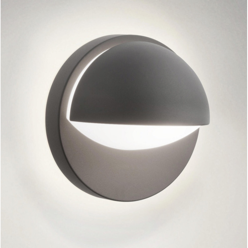 Philips - Outdoor wall light JUNE 1xE27/12W/230V IP44 anthracite