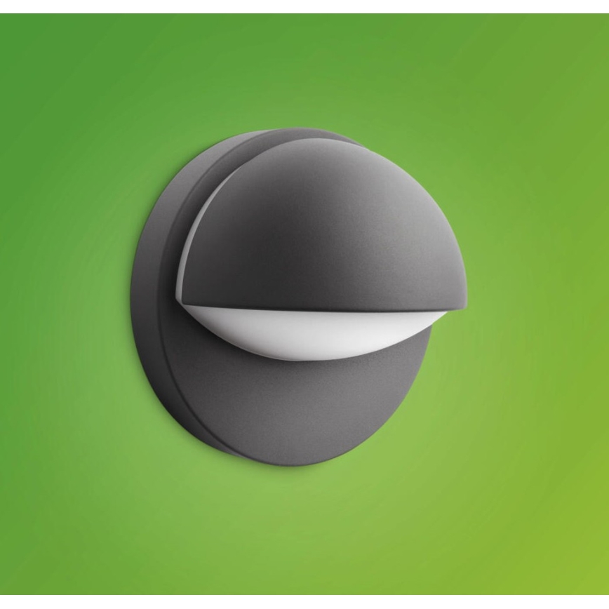 Philips - Outdoor wall light JUNE 1xE27/12W/230V IP44 anthracite