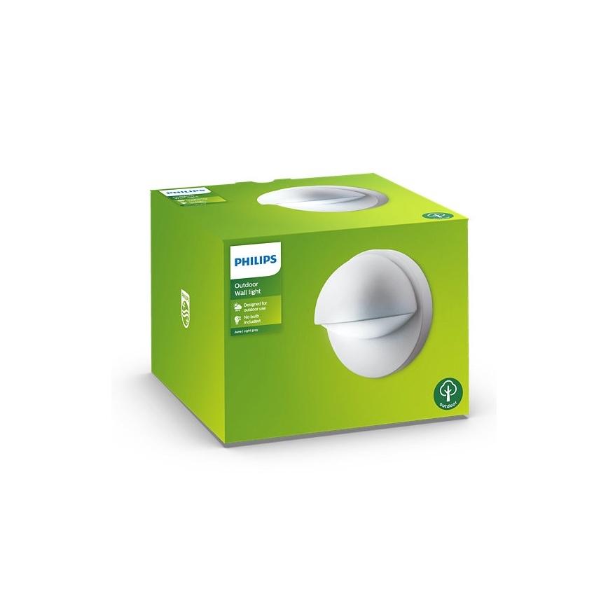 Philips - Outdoor wall light JUNE 1xE27/12W/230V IP44