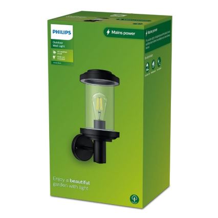 Philips - Outdoor wall light LISTRA 1xE27/25W/230V IP44