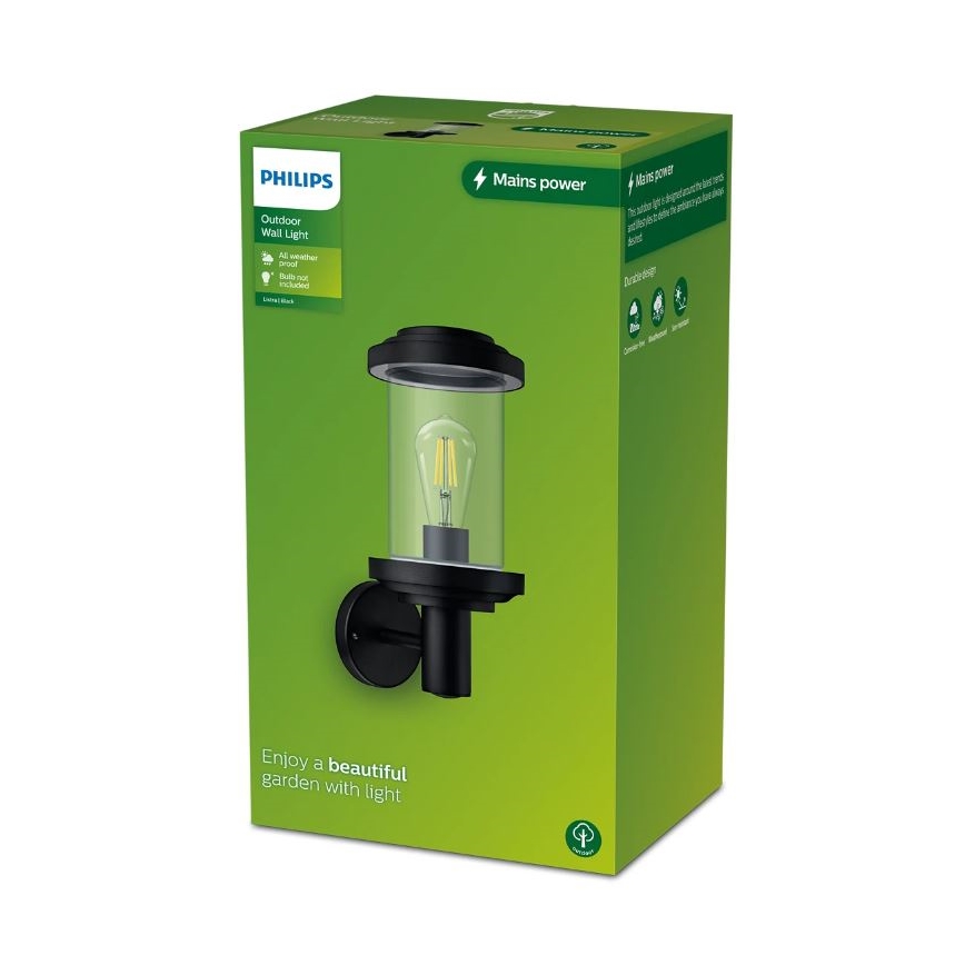 Philips - Outdoor wall light LISTRA 1xE27/25W/230V IP44