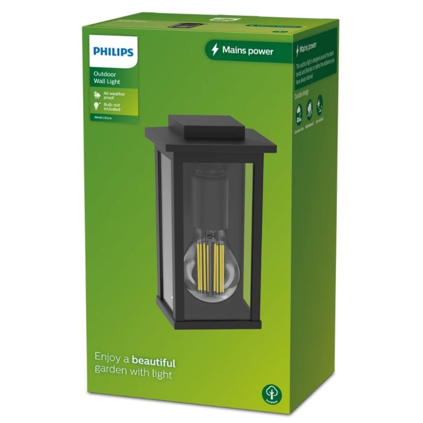 Philips - Outdoor wall light MIRTH 1xE27/25W/230V IP44