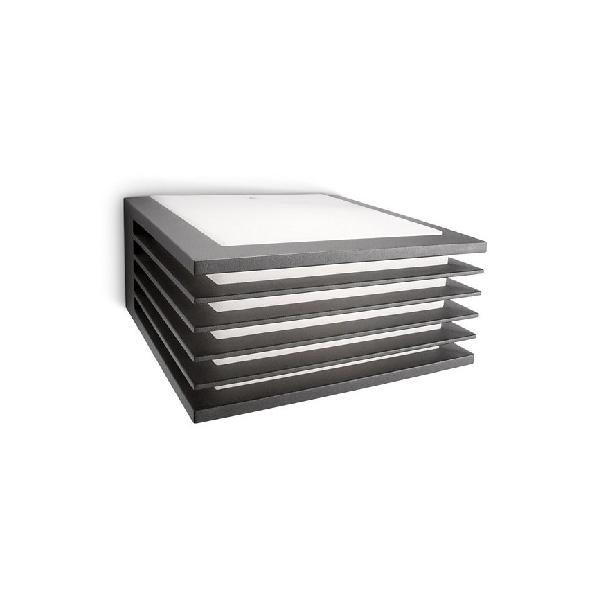 Philips - Outdoor wall light 1xE27/15W/230V IP44 anthracite