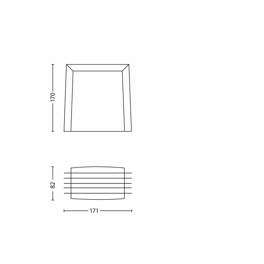 Philips - Outdoor wall light 1xE27/15W/230V IP44 anthracite