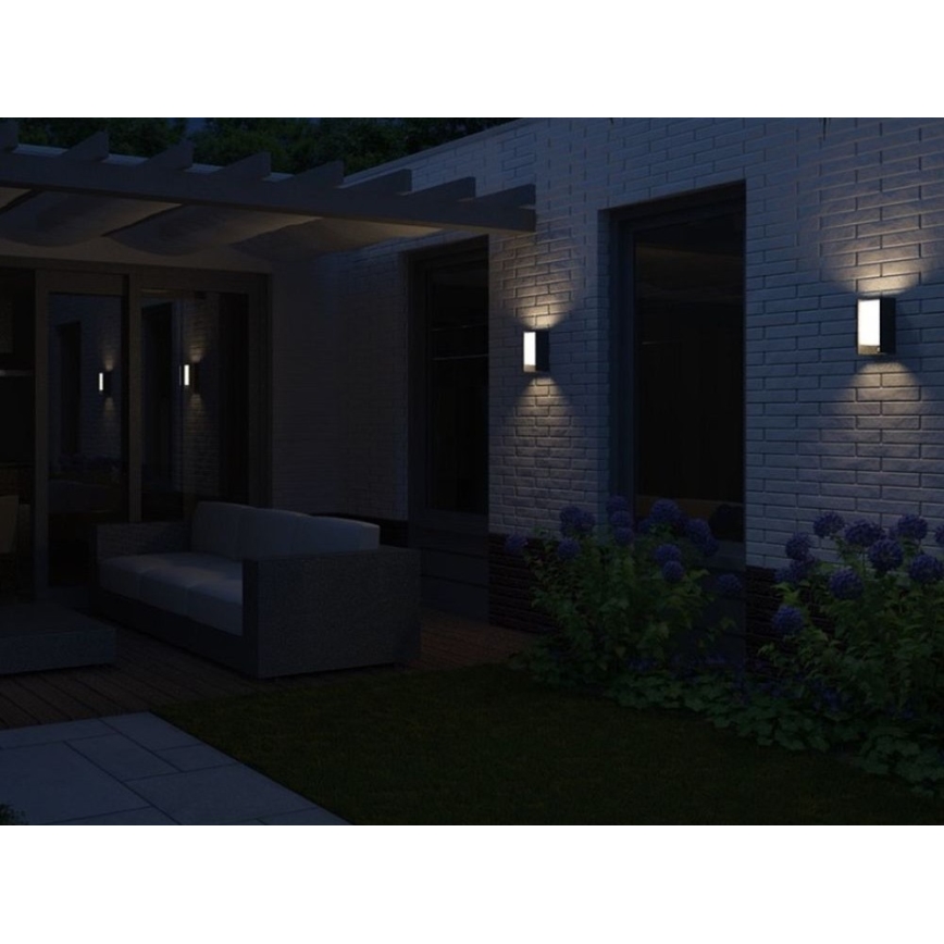 Philips - Outdoor wall light with a sensor BRIDGE 1xE27/15W/230V IP44