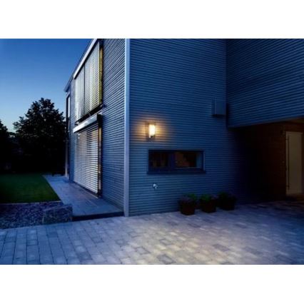 Philips - Outdoor wall light with a sensor BRIDGE 1xE27/15W/230V IP44