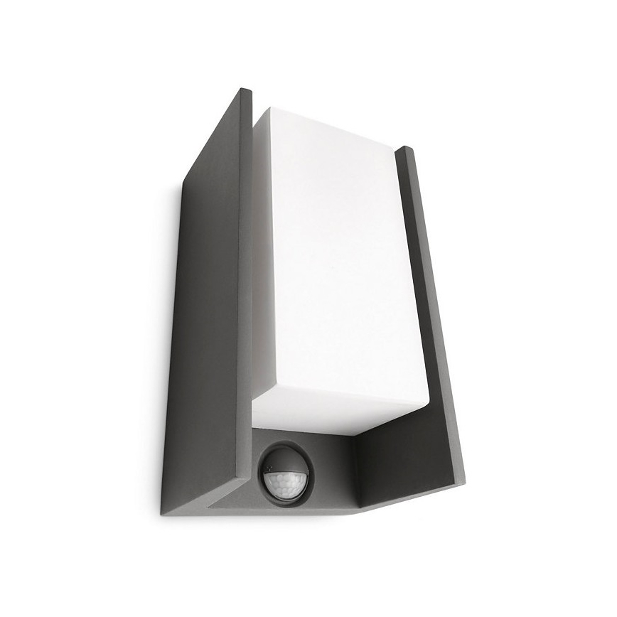 Philips - Outdoor wall light with a sensor BRIDGE 1xE27/15W/230V IP44