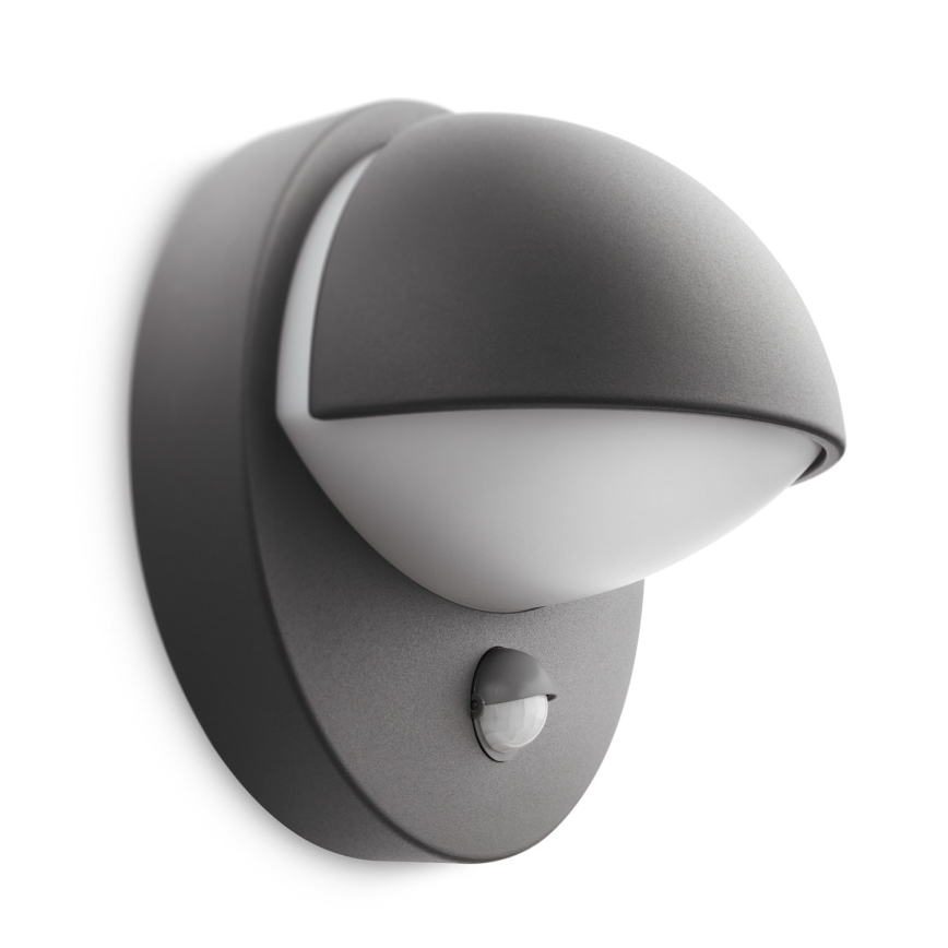 Philips - Outdoor wall light with a sensor JUNE 1xE27/12W/230V IP44