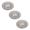 Philips - PACK 3x LED Dimming bathroom light LED/5W/230V 2,700K IP65