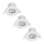 Philips - PACK 3x LED Dimming bathroom lights LED/5W/230V 2,700K IP65
