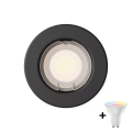 Philips - PERIDOT LED RGBW Dimmable Recessed Downlight 1xGU10/6.5W/230V 2700–6500K Black