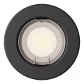 Philips - PERIDOT recessed downlight 1x GU10/7W/230V, black