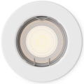 Philips - PERIDOT RGBW Dimmable LED Recessed Downlight 1xGU10/6W/230V White + Remote Control