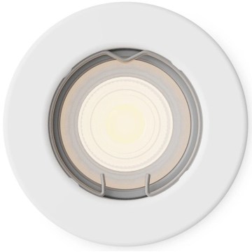 Philips - PERIDOT RGBW Dimmable LED Recessed Downlight 1xGU10/6W/230V White + Remote Control