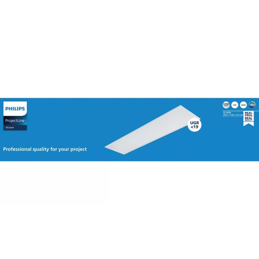 Philips - PROJECTLINE Recessed Ceiling LED Panel LED/36W/230V 4000K 119 x 29.5 cm