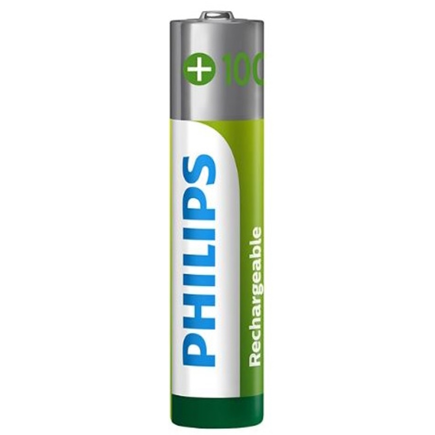Philips R03B4RTU10/10 - 4 pcs Rechargeable battery AAA NiMH/1,2V/1000 mAh