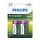 Philips R14B2A300/10 - 2 pcs Rechargeable batteries C MULTILIFE NiMH/1,2V/3000 mAh