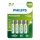 Philips R6B4B260/10 - 4 pcs Rechargeable battery AA NiMH/1,2V/2600 mAh