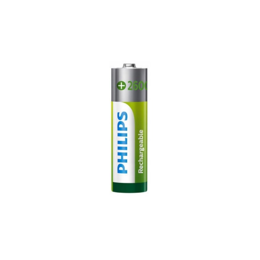 Philips R6B4B260/10 - 4 pcs Rechargeable battery AA NiMH/1,2V/2600 mAh